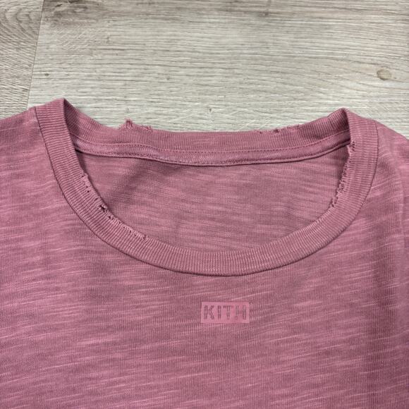 Kith Distressed Long Sleeve T Shirt Men's Large - Picture 3 of 8